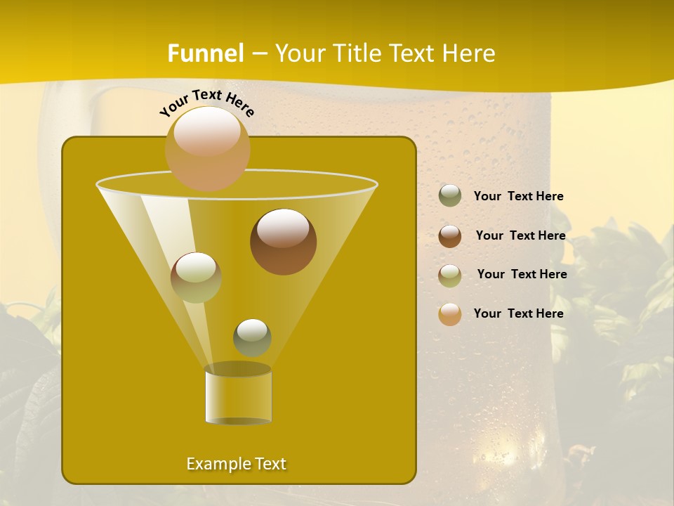 Oktoberfest Lager Pint PowerPoint Template