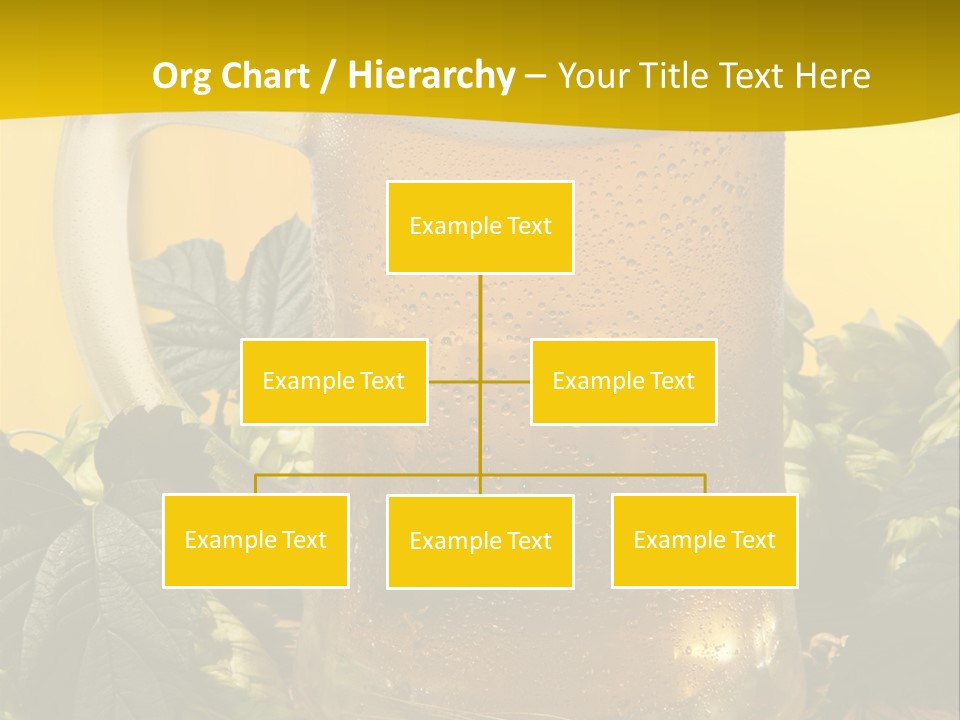 Oktoberfest Lager Pint PowerPoint Template