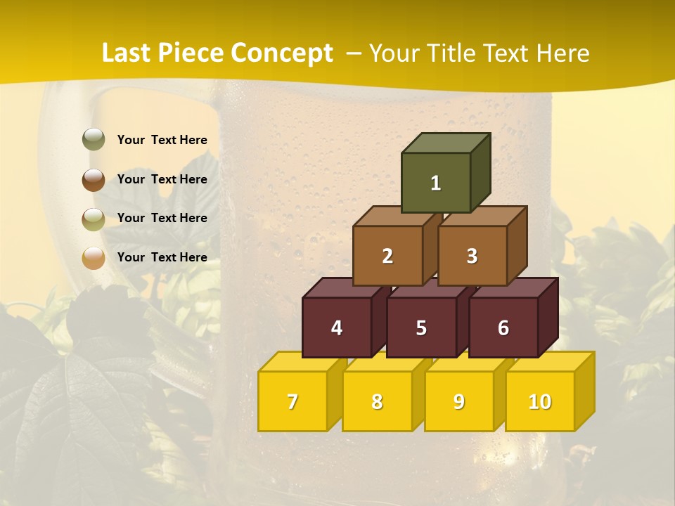 Oktoberfest Lager Pint PowerPoint Template