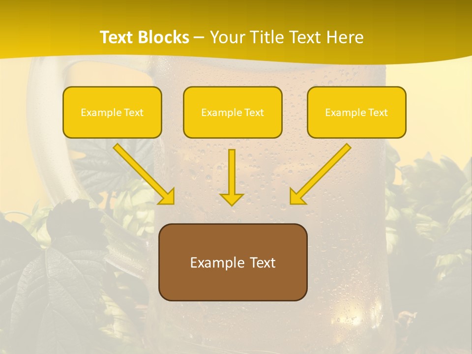 Oktoberfest Lager Pint PowerPoint Template