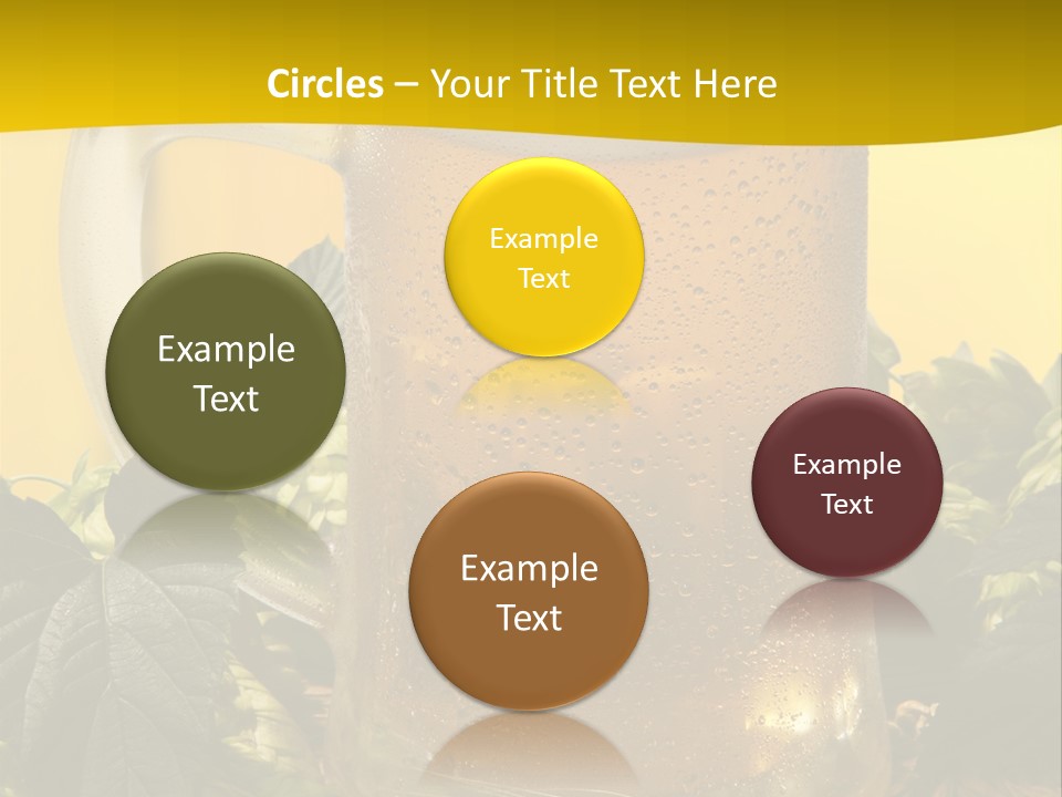 Oktoberfest Lager Pint PowerPoint Template