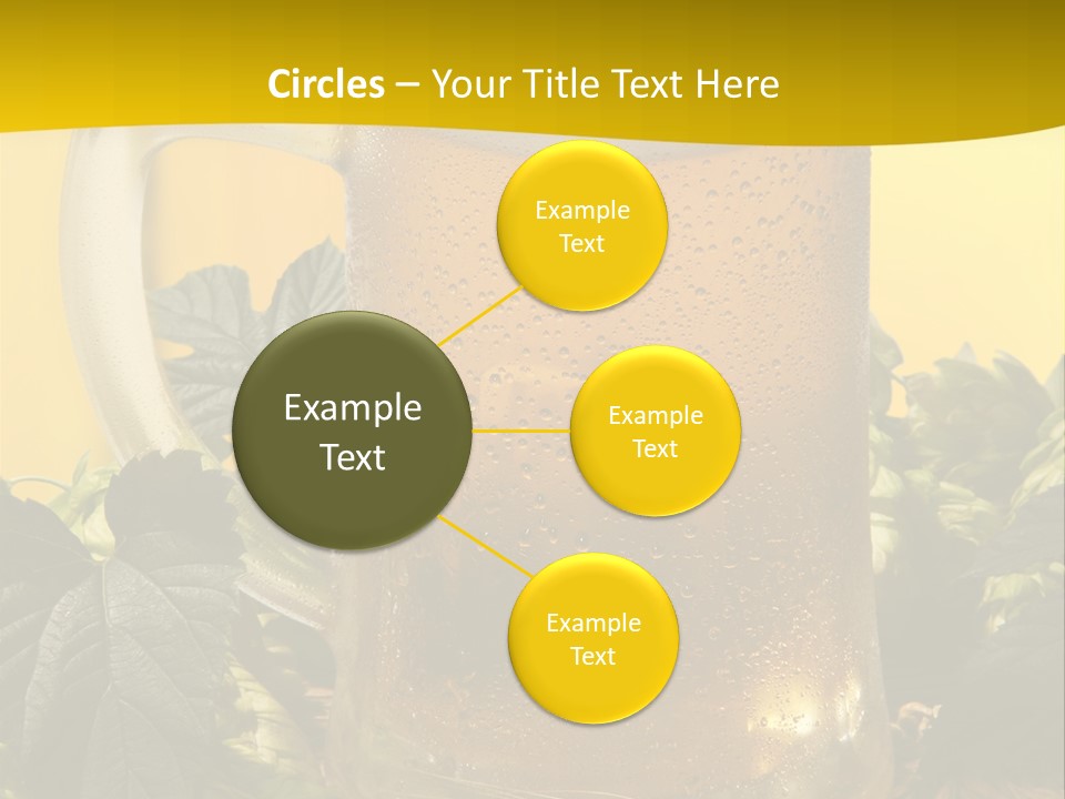 Oktoberfest Lager Pint PowerPoint Template