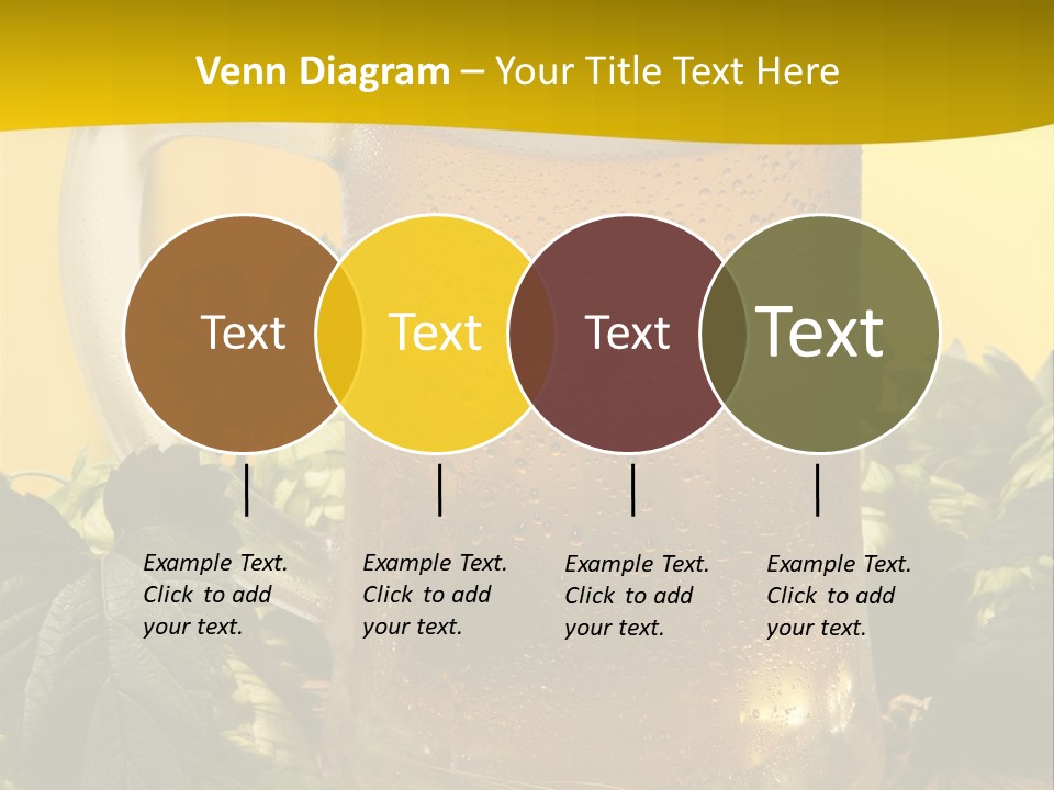 Oktoberfest Lager Pint PowerPoint Template