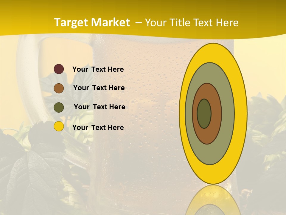 Oktoberfest Lager Pint PowerPoint Template
