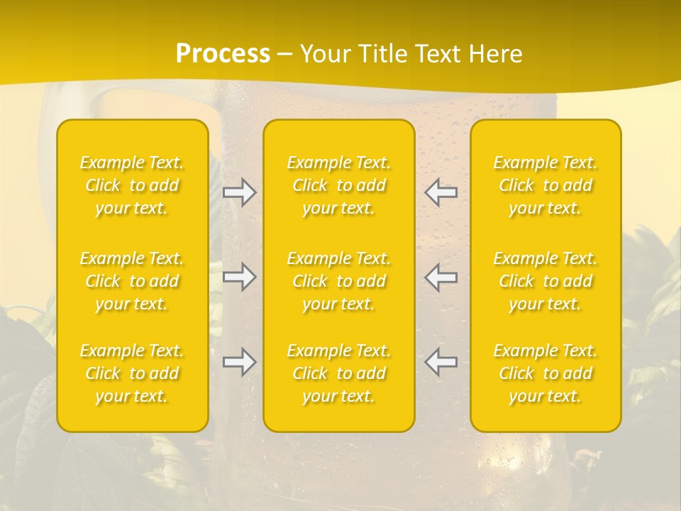 Oktoberfest Lager Pint PowerPoint Template