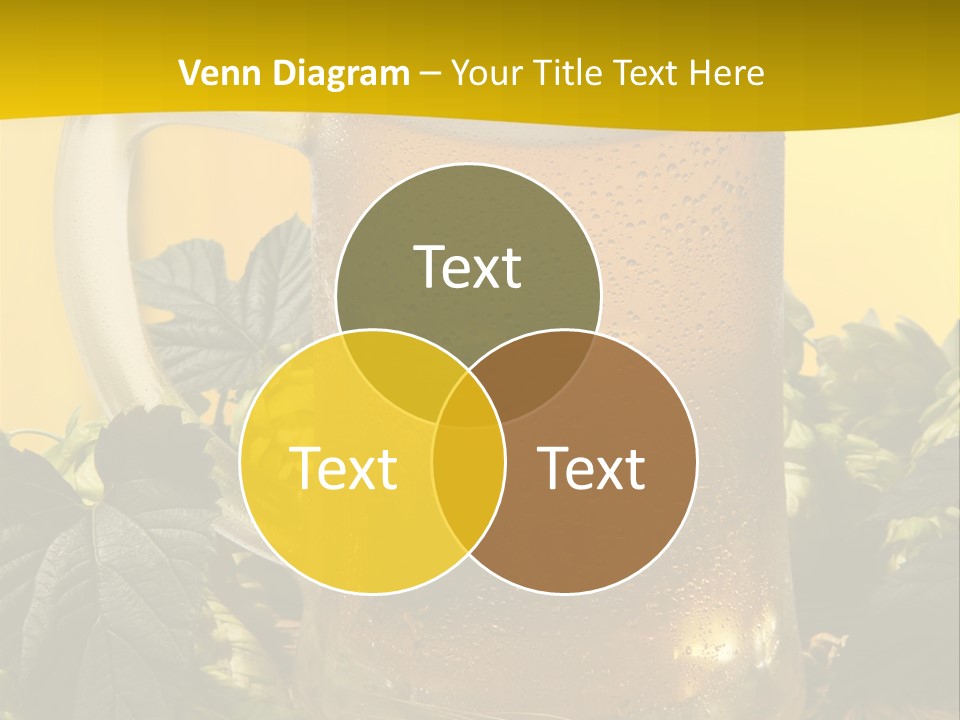 Oktoberfest Lager Pint PowerPoint Template