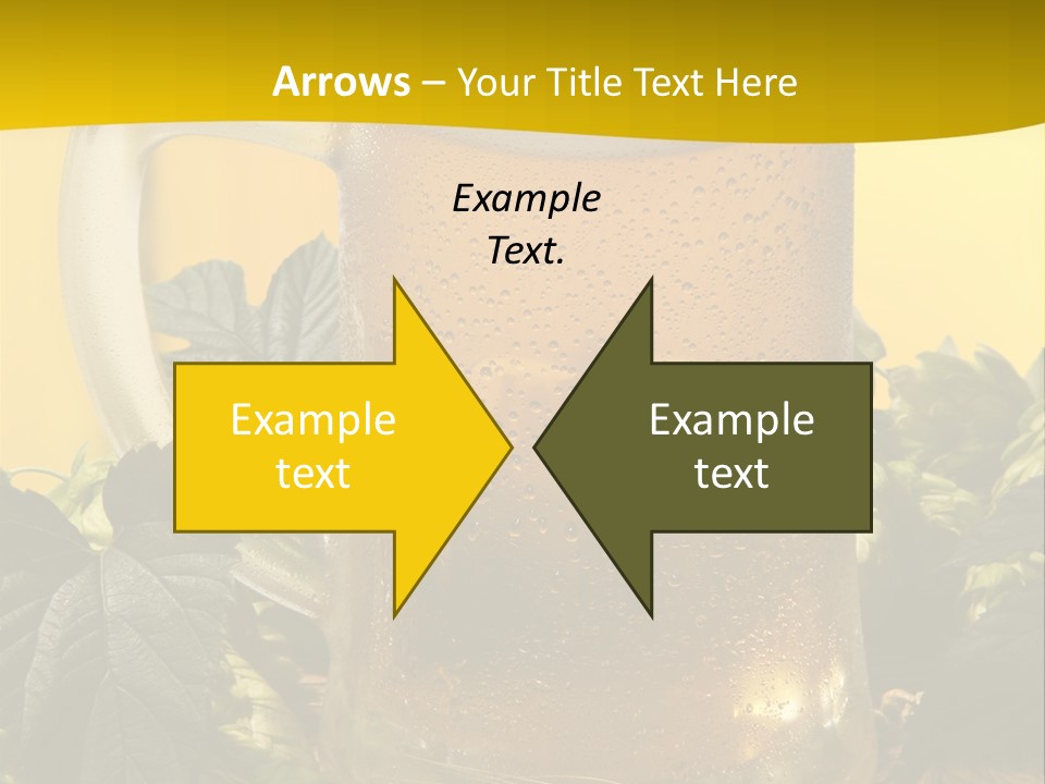 Oktoberfest Lager Pint PowerPoint Template