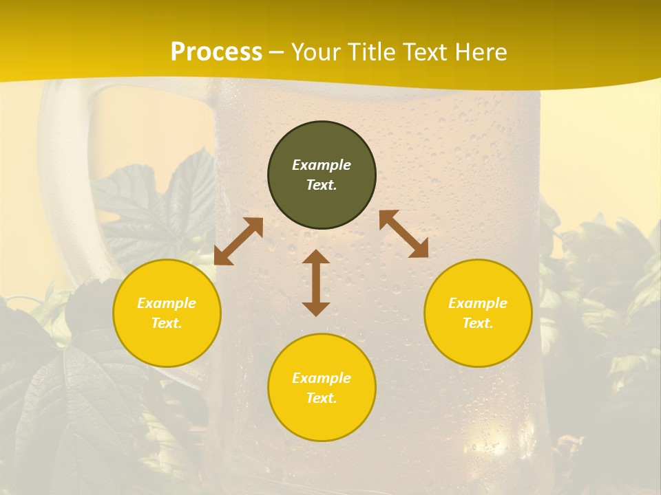 Oktoberfest Lager Pint PowerPoint Template