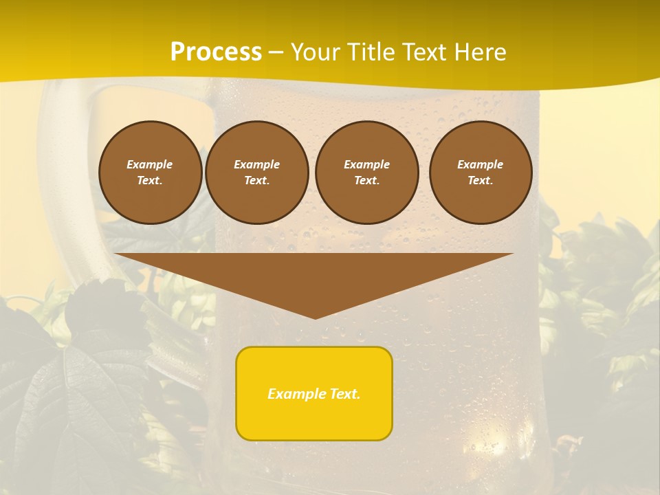 Oktoberfest Lager Pint PowerPoint Template