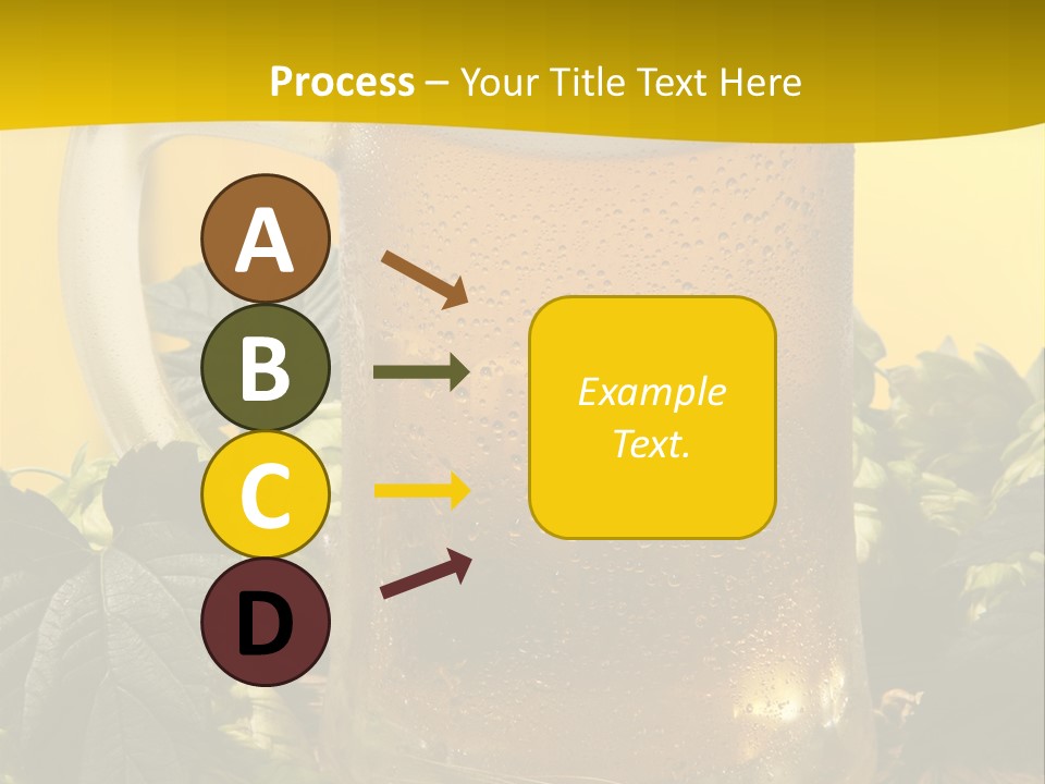Oktoberfest Lager Pint PowerPoint Template