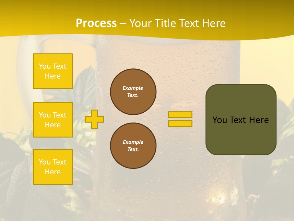 Oktoberfest Lager Pint PowerPoint Template