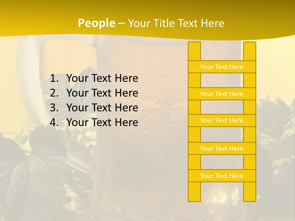 Oktoberfest Lager Pint PowerPoint Template