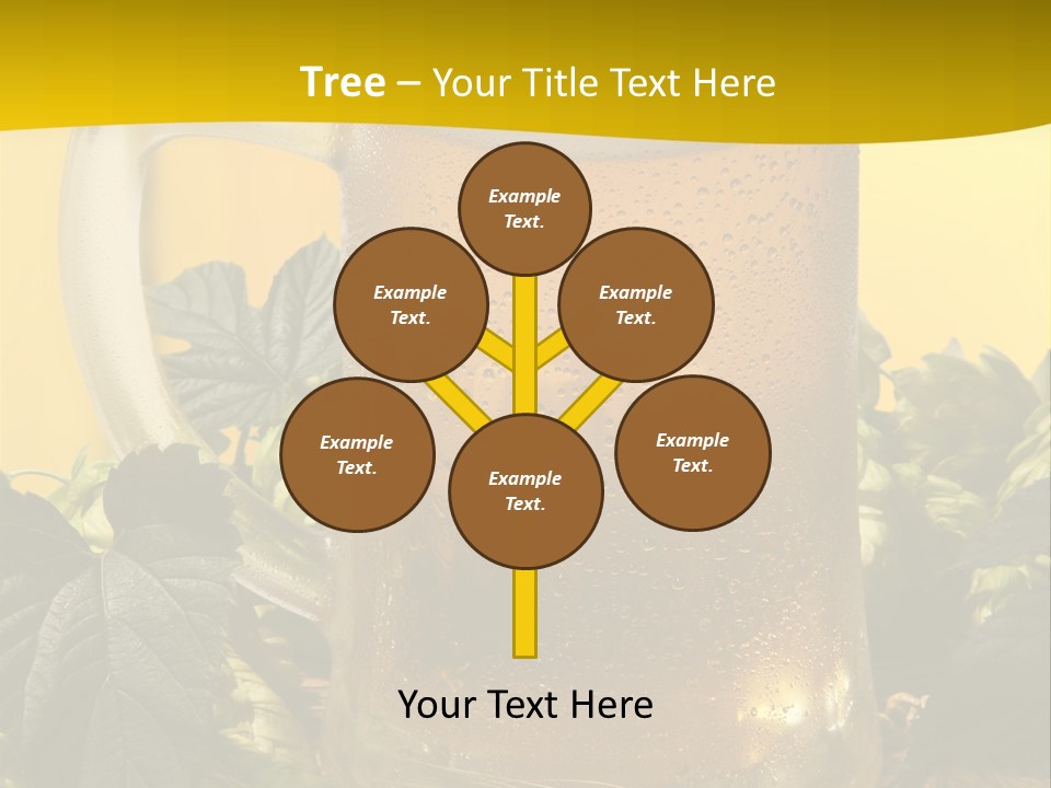 Oktoberfest Lager Pint PowerPoint Template