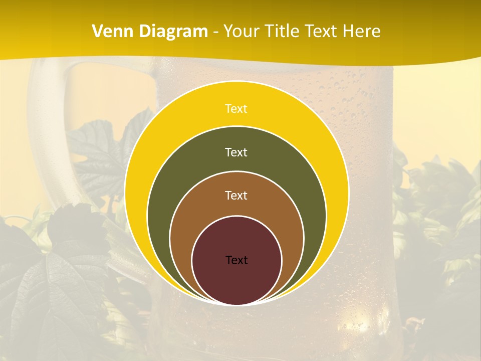 Oktoberfest Lager Pint PowerPoint Template