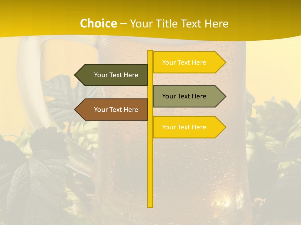 Oktoberfest Lager Pint PowerPoint Template