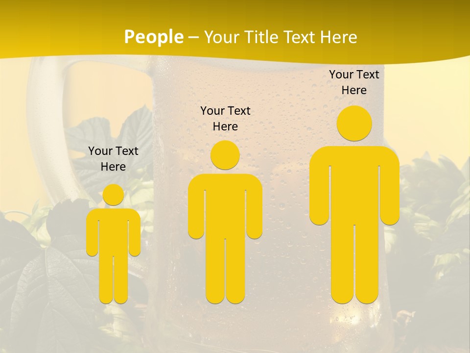 Oktoberfest Lager Pint PowerPoint Template