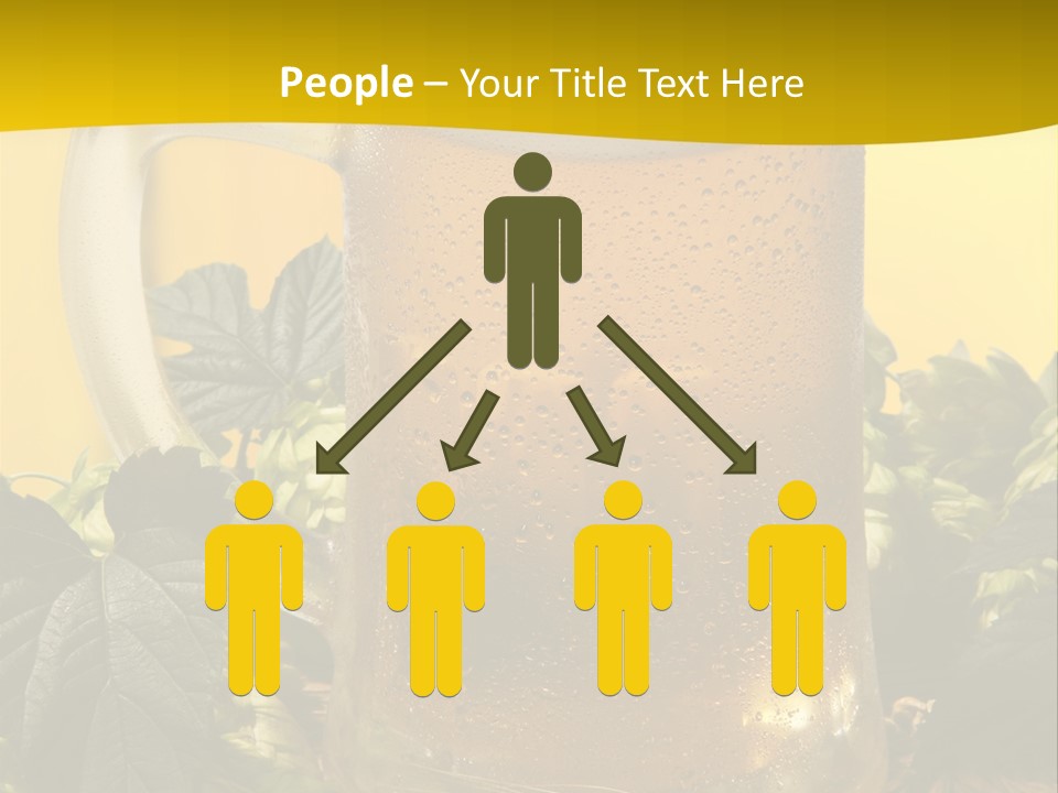 Oktoberfest Lager Pint PowerPoint Template