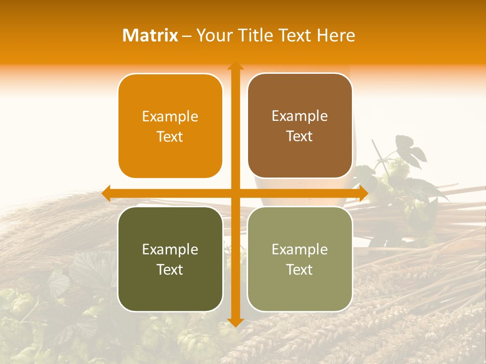 Getr Barley Hopfengarden PowerPoint Template