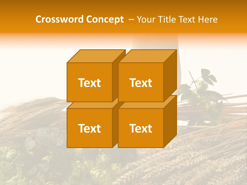 Getr Barley Hopfengarden PowerPoint Template