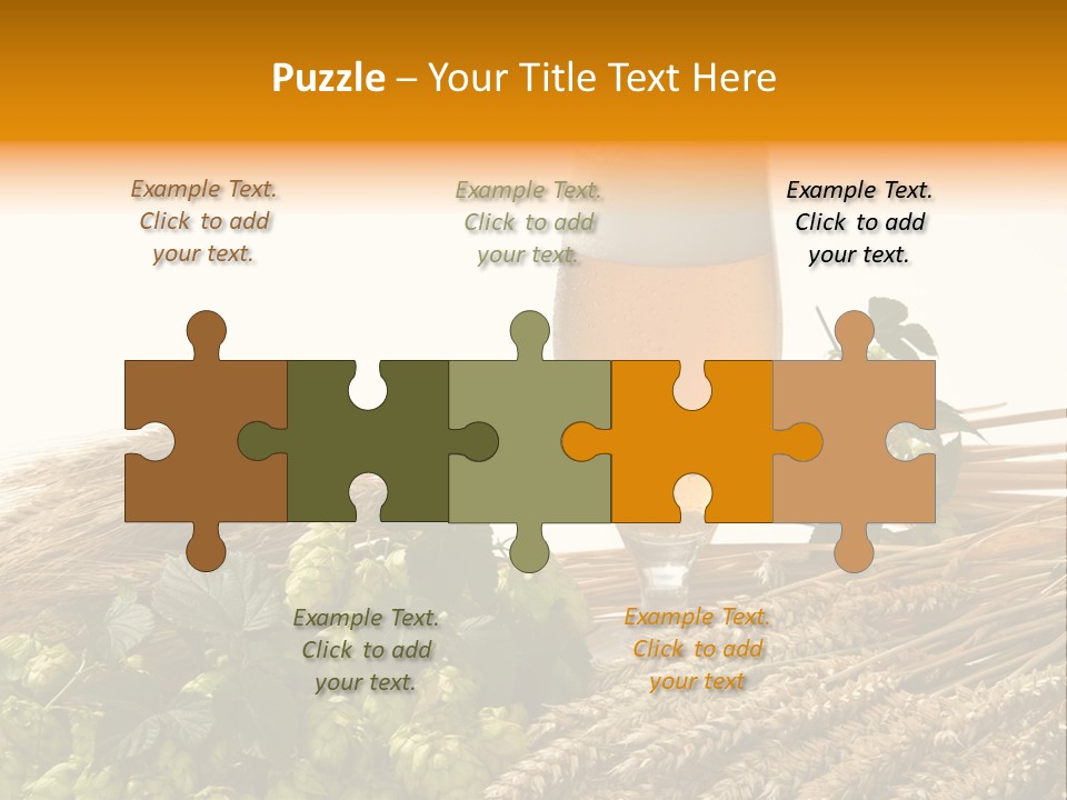 Getr Barley Hopfengarden PowerPoint Template