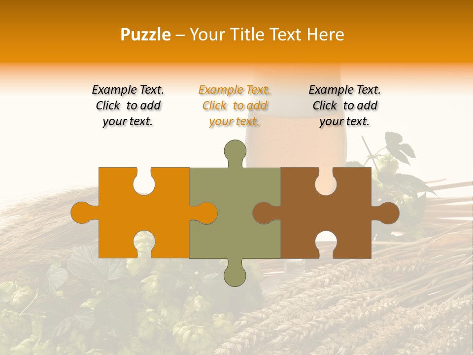 Getr Barley Hopfengarden PowerPoint Template