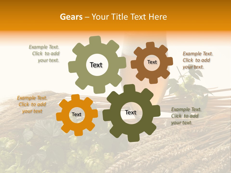 Getr Barley Hopfengarden PowerPoint Template