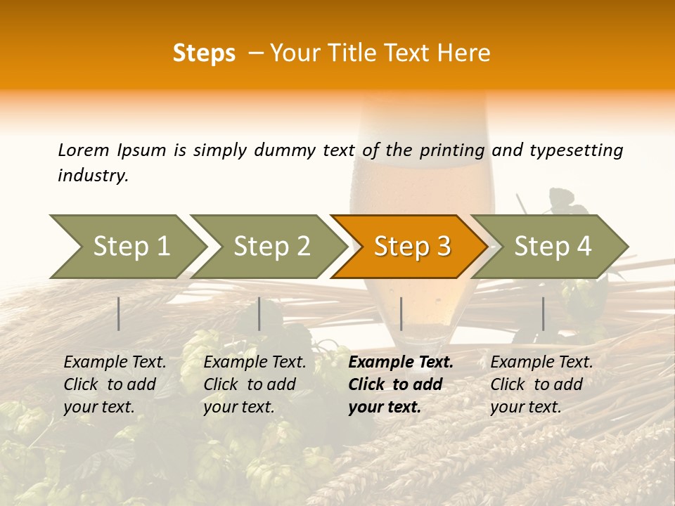 Getr Barley Hopfengarden PowerPoint Template
