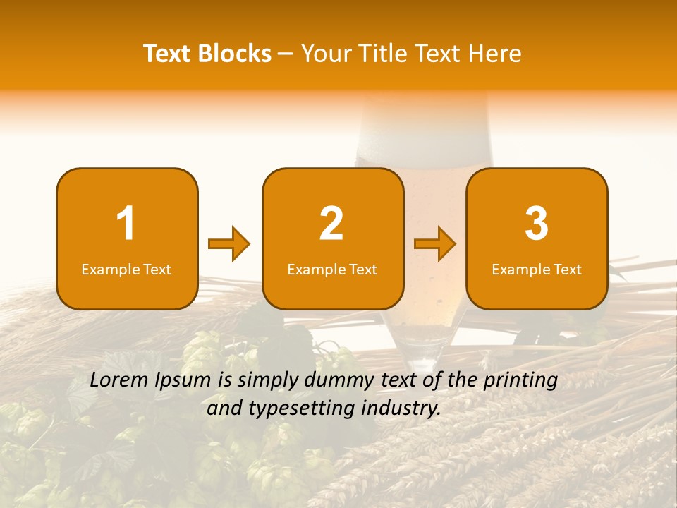Getr Barley Hopfengarden PowerPoint Template