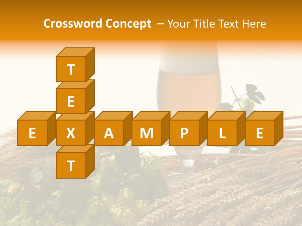 Getr Barley Hopfengarden PowerPoint Template