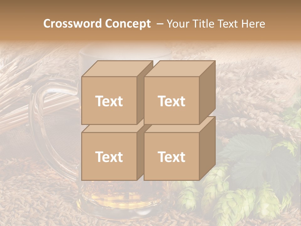 Malt Beer Brewery PowerPoint Template