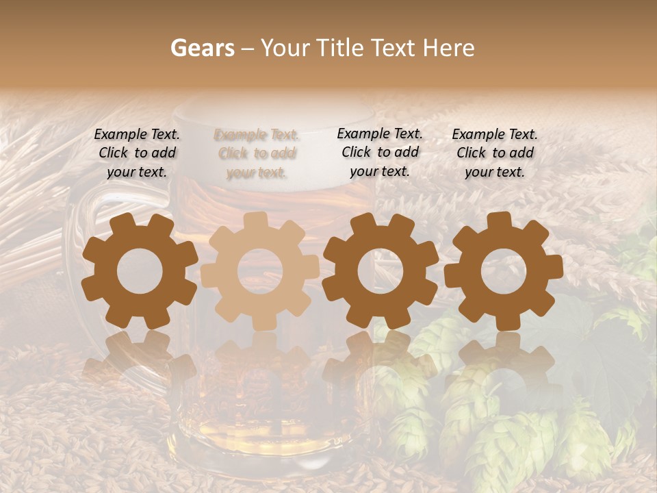 Malt Beer Brewery PowerPoint Template