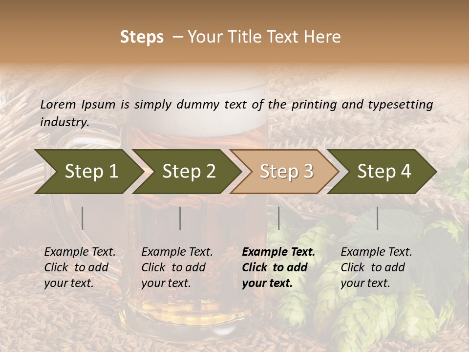 Malt Beer Brewery PowerPoint Template