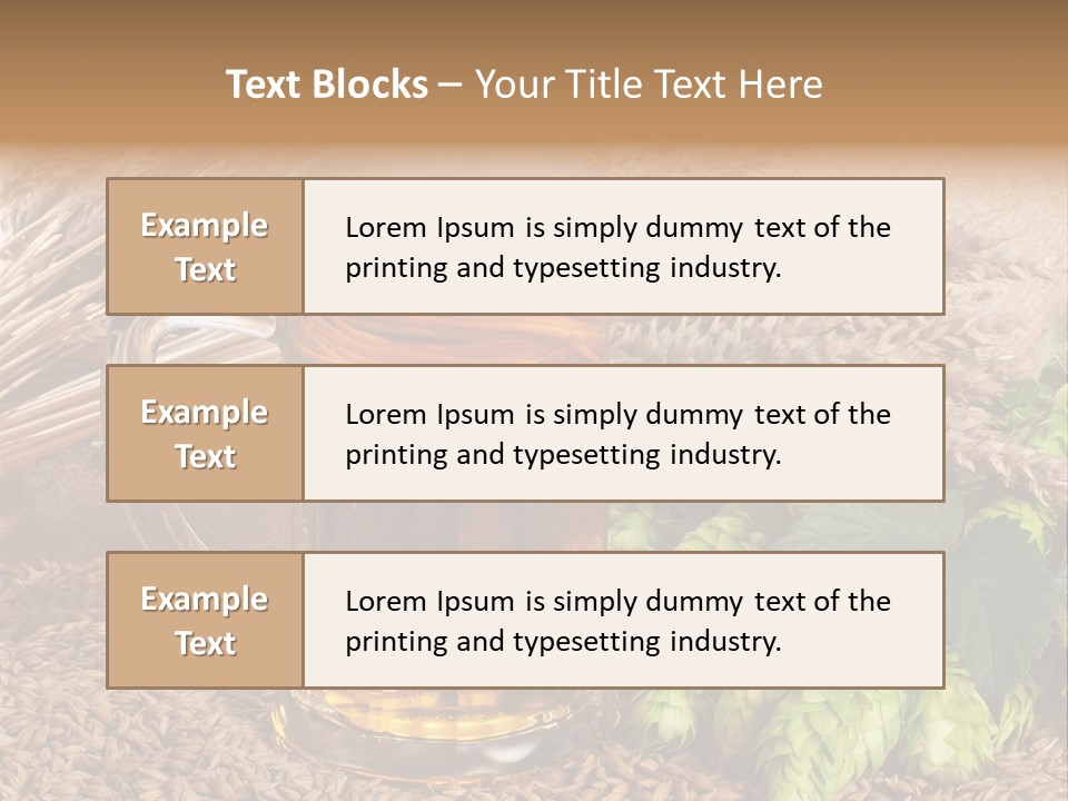 Malt Beer Brewery PowerPoint Template