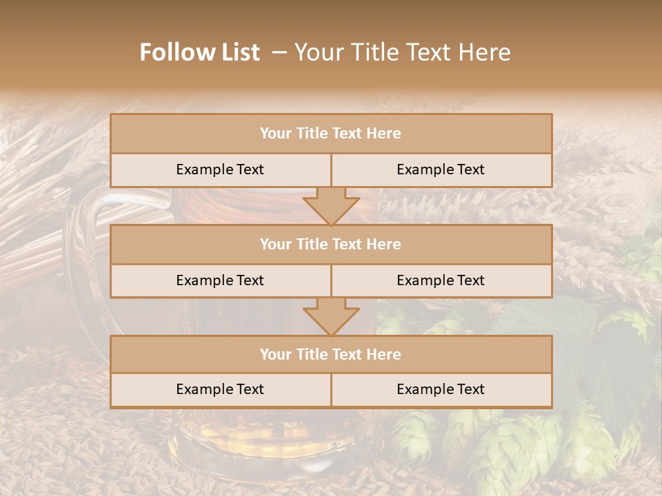Malt Beer Brewery PowerPoint Template