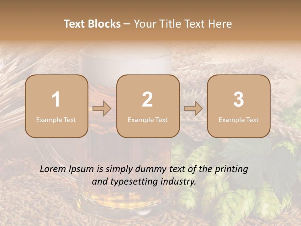 Malt Beer Brewery PowerPoint Template