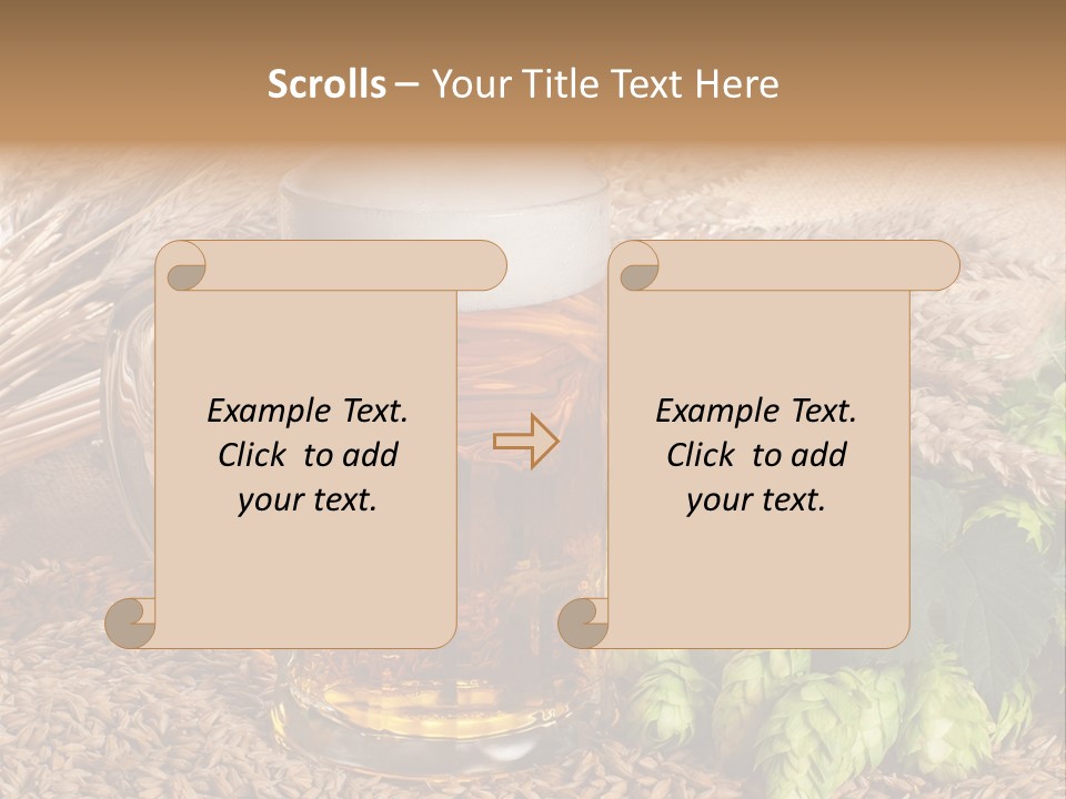 Malt Beer Brewery PowerPoint Template