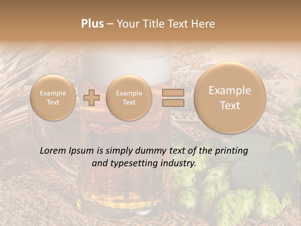 Malt Beer Brewery PowerPoint Template