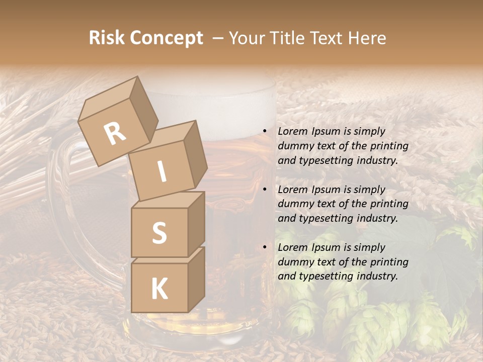 Malt Beer Brewery PowerPoint Template