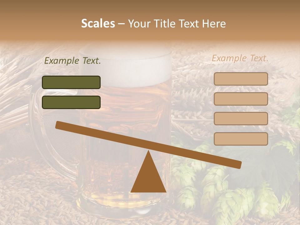 Malt Beer Brewery PowerPoint Template