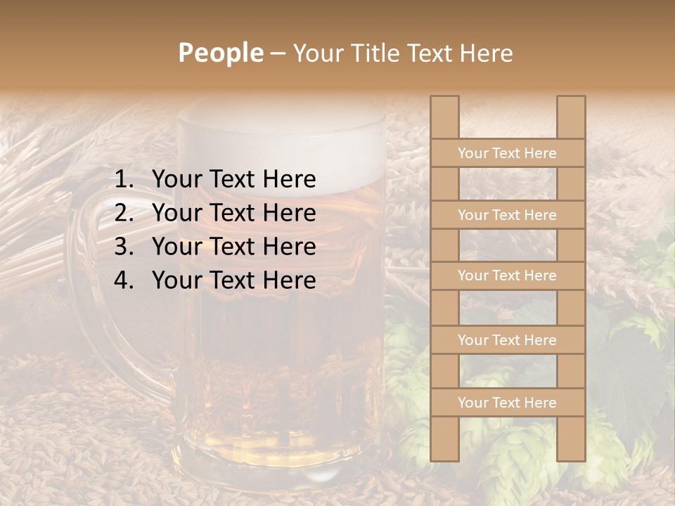 Malt Beer Brewery PowerPoint Template