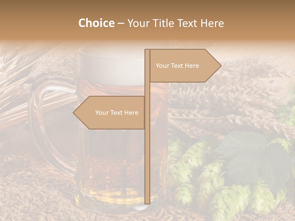 Malt Beer Brewery PowerPoint Template