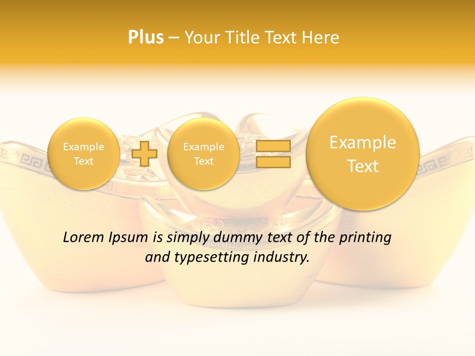 Riches Isolated Chinese PowerPoint Template