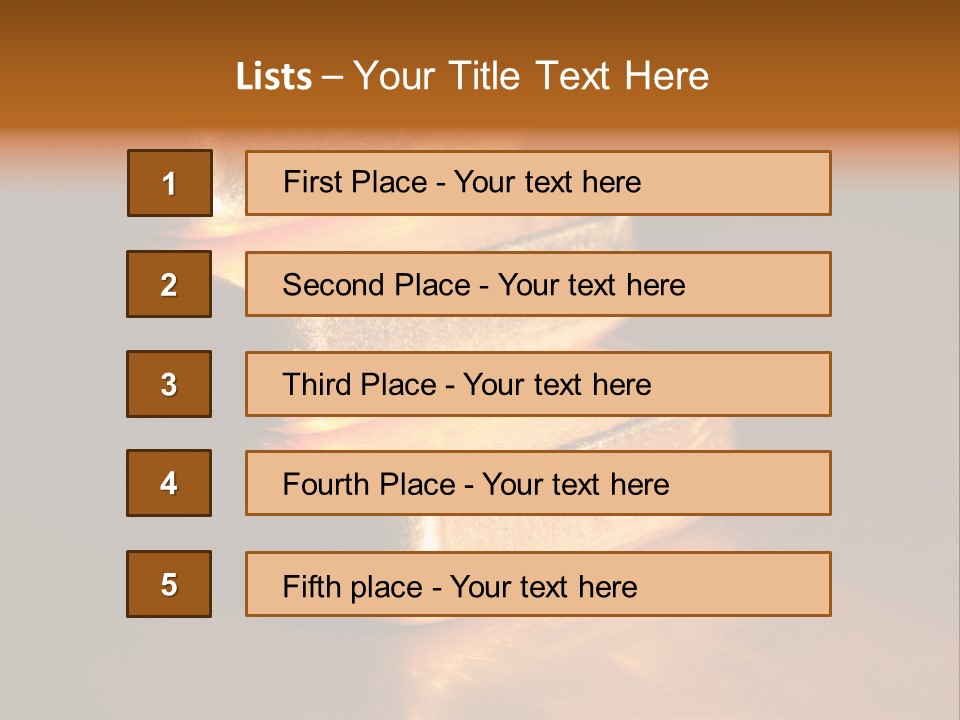 Closeup Macro Treasure PowerPoint Template