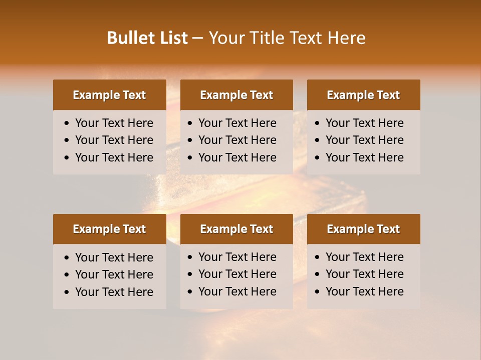 Closeup Macro Treasure PowerPoint Template