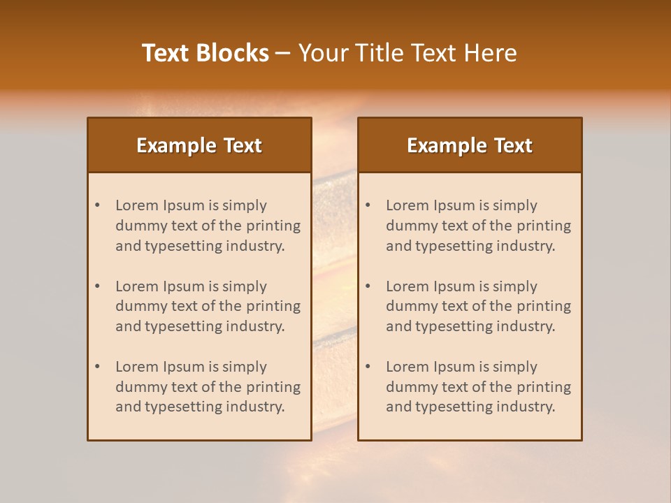 Closeup Macro Treasure PowerPoint Template