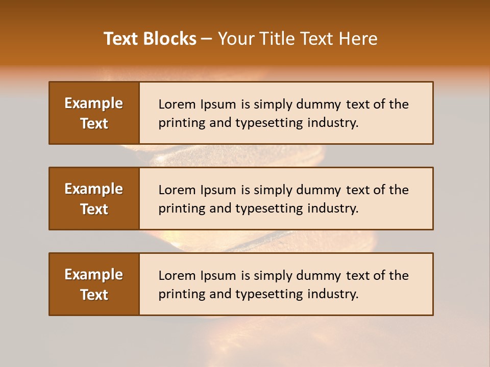 Closeup Macro Treasure PowerPoint Template