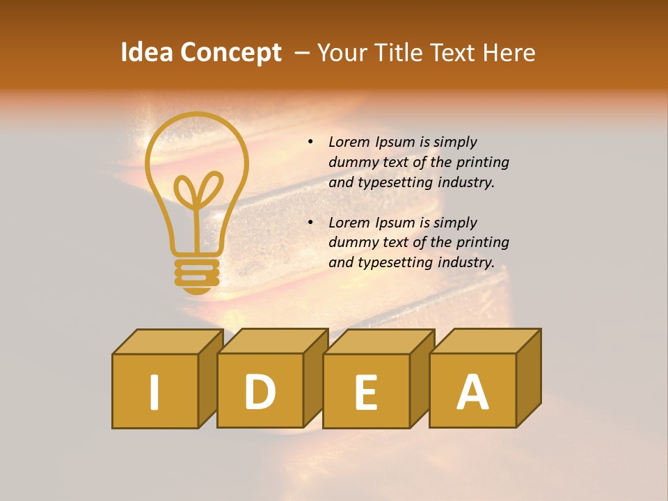 Closeup Macro Treasure PowerPoint Template