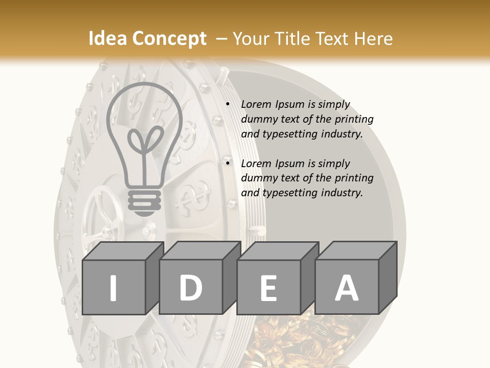 Backgrounds White Safe PowerPoint Template