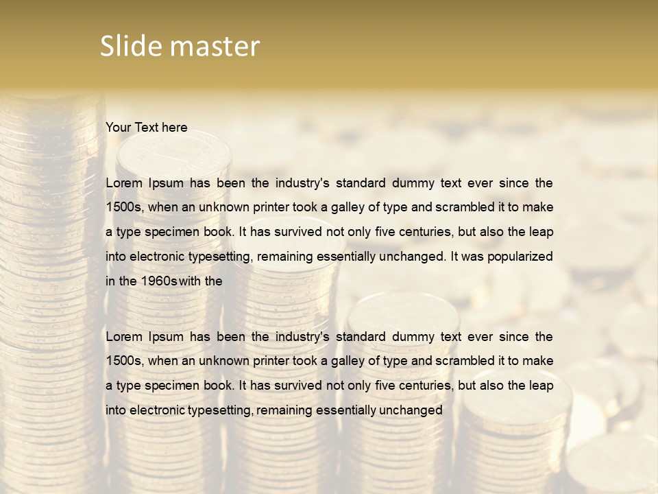 Banking Background Finances PowerPoint Template