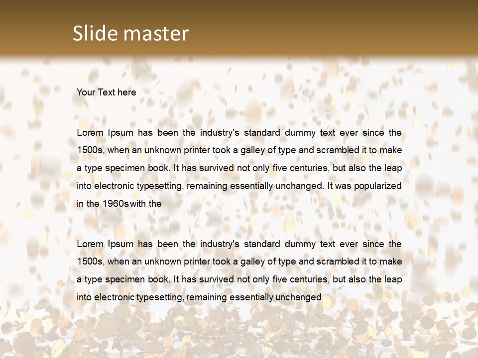 Group Falls Banking PowerPoint Template